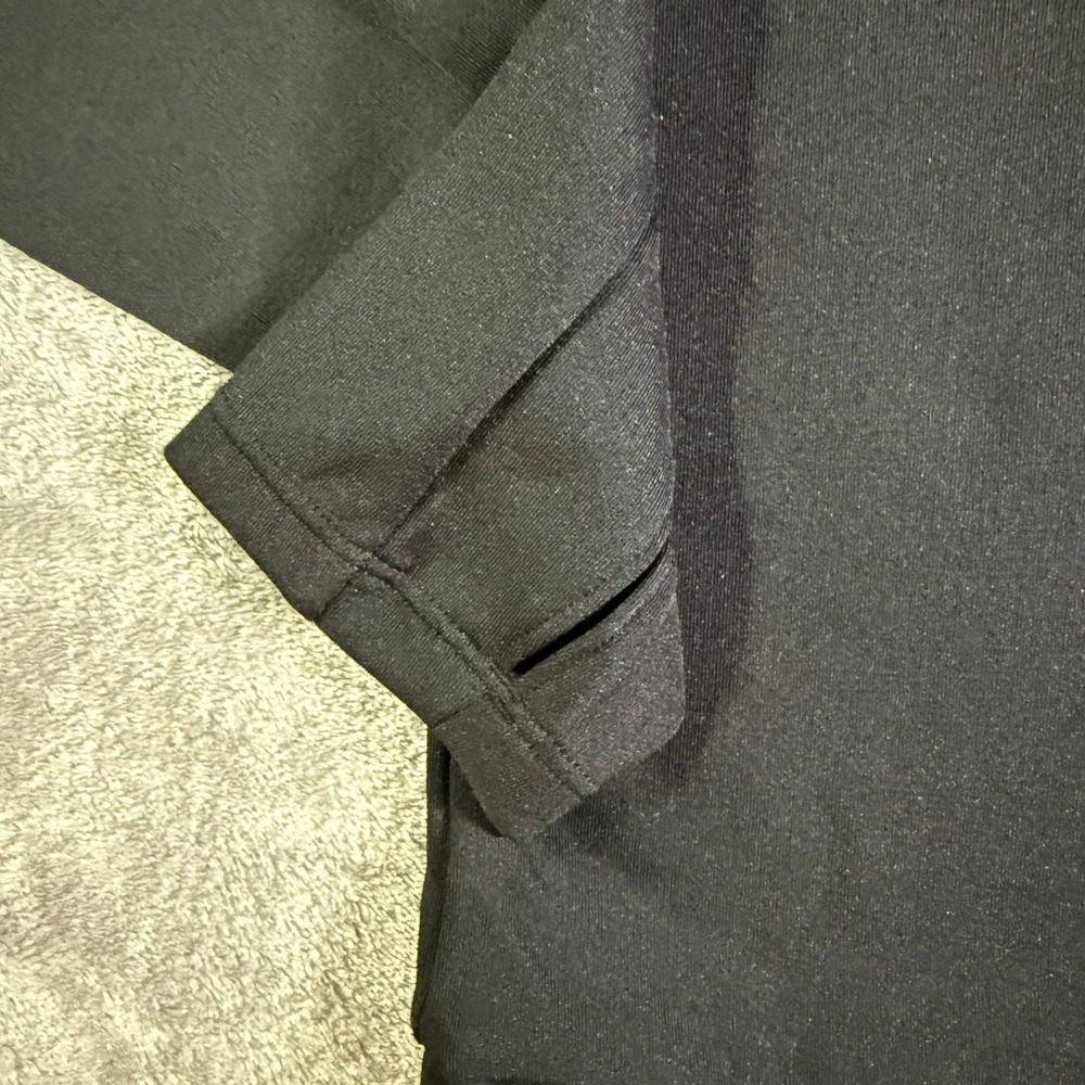Nike Dri Fit Womens Running Quarter Zip Pullover Black XS Thumbholes HJ2225-010 - Picture 4 of 11